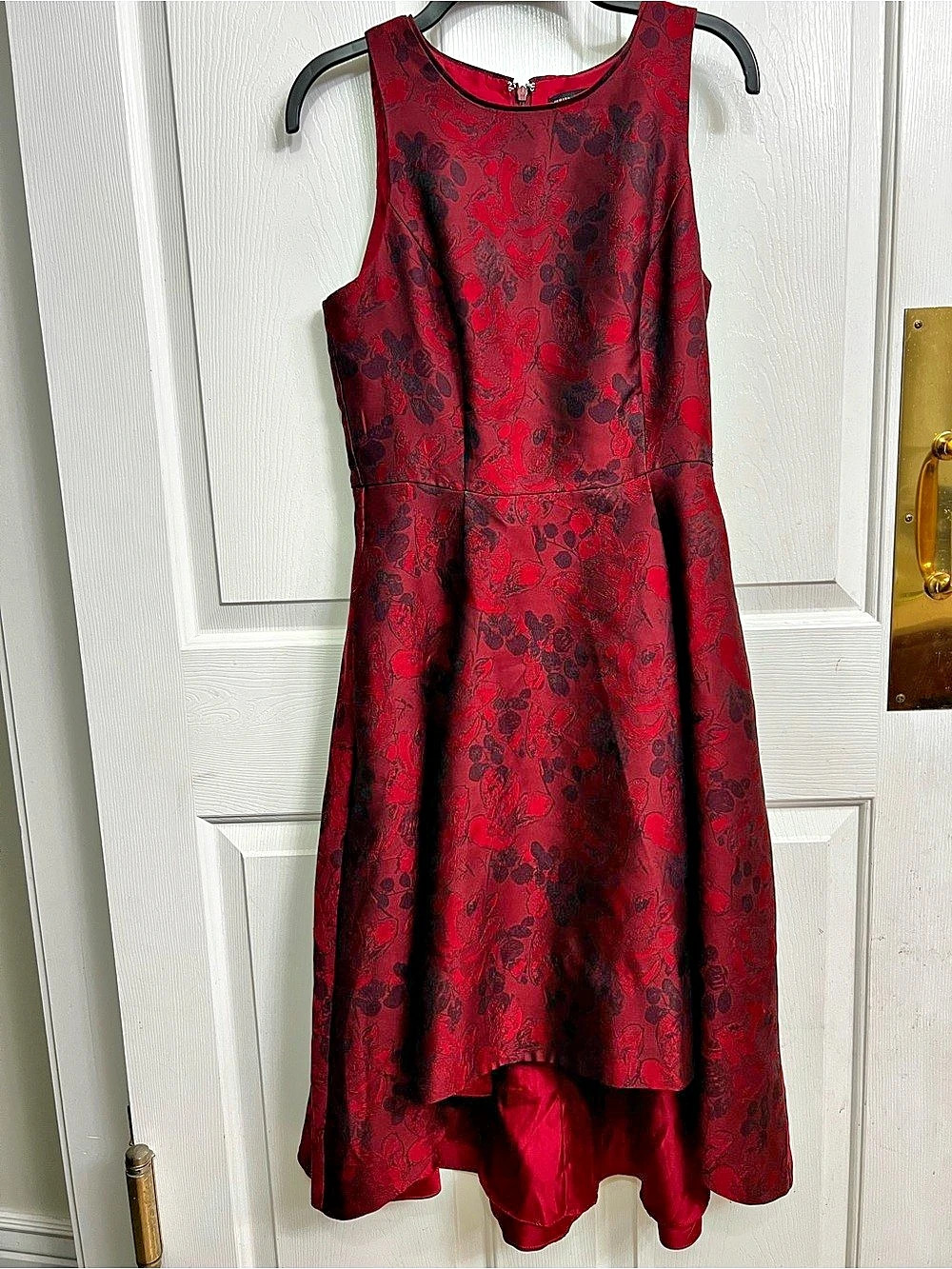 White House Black Market Floral Fit & Flare Midi Dress Size 4
